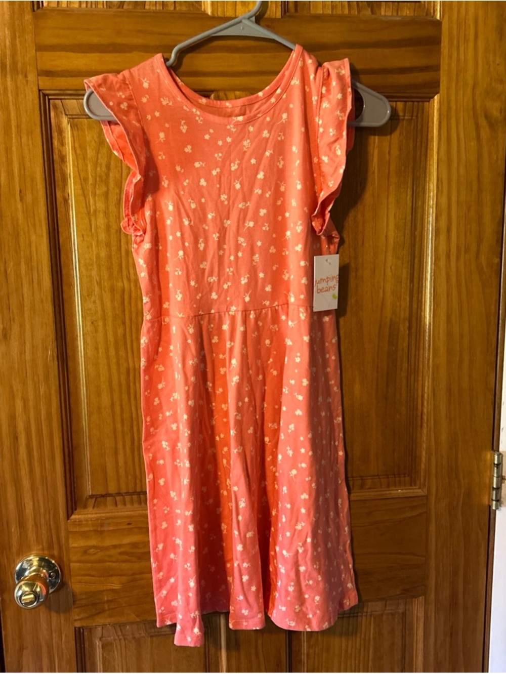 Kohl's Coral Dress with White Floral Accents nwts plus 2 other dresses euc